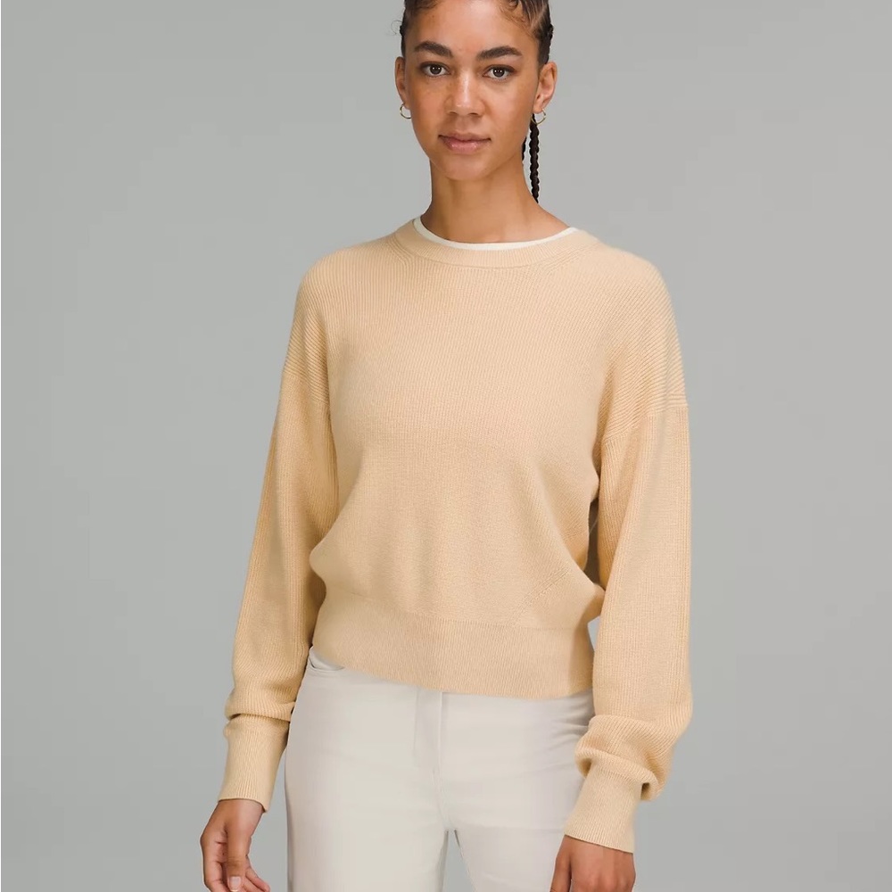 Lululemon | Waist Length Crewneck Sweater in Prosecco